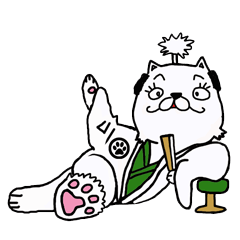 [LINEスタンプ] まげねこ様の画像（メイン）