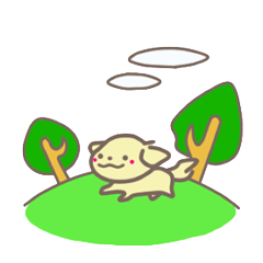 [LINEスタンプ] こいぬのマーフィ