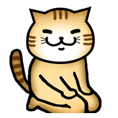 [LINEスタンプ] なにかと丁寧な猫