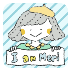 [LINEスタンプ] おしゃまな女の子のゆるゆるスタンプの画像（メイン）