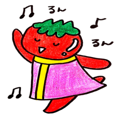 [LINEスタンプ] とまとちゃん