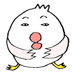 [LINEスタンプ] 鳥のPちゃん