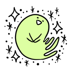 [LINEスタンプ] 宇宙大好き宇宙人のチュチュ君