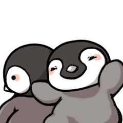 [LINEスタンプ] 皇帝ペンギンの赤ちゃん2の画像（メイン）