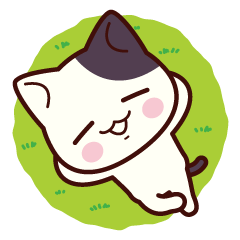 [LINEスタンプ] ぶち猫 にゃんこ 春夏もの