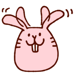 [LINEスタンプ] からふるうさぎ