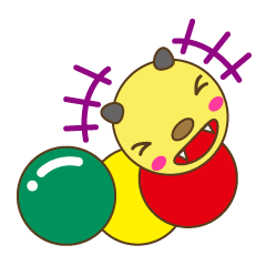 [LINEスタンプ] カラフルいもちゃんの画像（メイン）