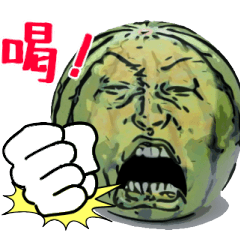 [LINEスタンプ] 野菜と果物とFACE MEN