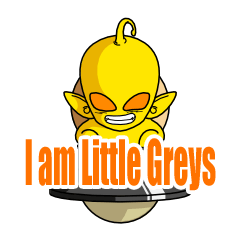 [LINEスタンプ] I am Little Greys