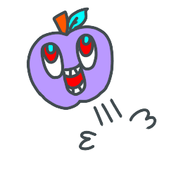 [LINEスタンプ] おかしなリンゴたち
