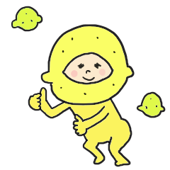 [LINEスタンプ] おかぶりレモン その弐の画像（メイン）