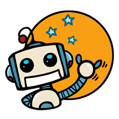 [LINEスタンプ] Mick, the robot