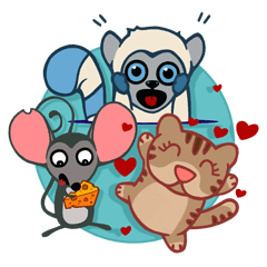 [LINEスタンプ] adorable friends