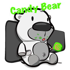 [LINEスタンプ] Candy Bearの画像（メイン）