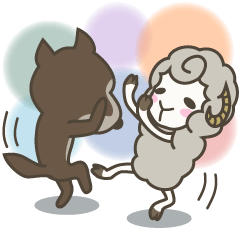 [LINEスタンプ] 狼と羊 vol. 2