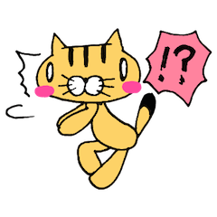 [LINEスタンプ] ねこ×りす×たぬきのシンプルスタンプの画像（メイン）