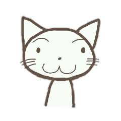 [LINEスタンプ] まゆげねこのしろの画像（メイン）