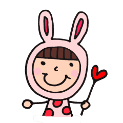 [LINEスタンプ] 着ぐるみでにこちゃん【待合い編】の画像（メイン）