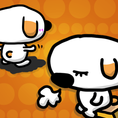 [LINEスタンプ] かわいいワンコスタンプ！の画像（メイン）