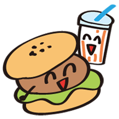 [LINEスタンプ] ばーがくん+(プラス）