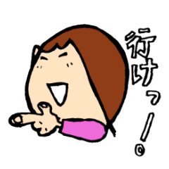 [LINEスタンプ] かわいい女の子の日常の画像（メイン）