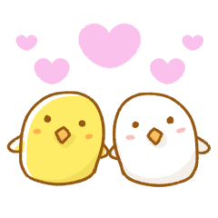 [LINEスタンプ] もちひよこ