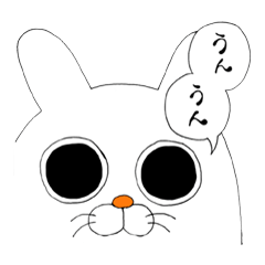 [LINEスタンプ] うさぎのチャーリー 日常会話