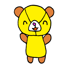 [LINEスタンプ] SANKAKU BEARの画像（メイン）