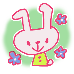 [LINEスタンプ] rabbit momo