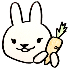 [LINEスタンプ] うさぎのマーロットの画像（メイン）