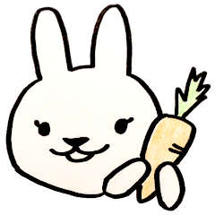 [LINEスタンプ] うさぎのマーロット