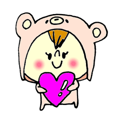 [LINEスタンプ] きぐるみんちゃん1（くま）