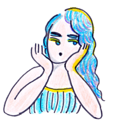 [LINEスタンプ] GIRLs inLOVE