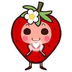 [LINEスタンプ] いちごの敬語スタンプ