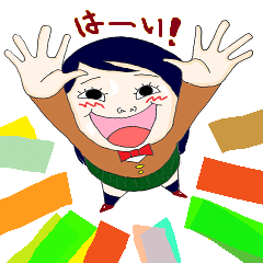 [LINEスタンプ] 青春力走高校生   お鶴ちゃーん
