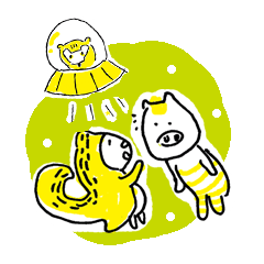 [LINEスタンプ] HAPPY ANIMAL  LIFEの画像（メイン）