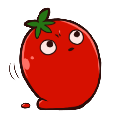 [LINEスタンプ] もちトマトと愉快な仲間達