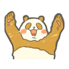 [LINEスタンプ] 金運ゴールドパンダの画像（メイン）