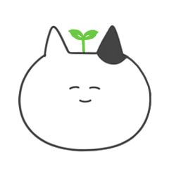 [LINEスタンプ] ねこのかおの画像（メイン）