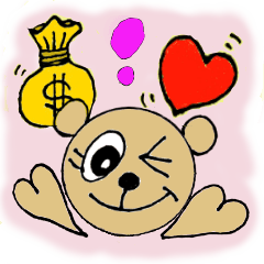 [LINEスタンプ] ラッキーくまさんの画像（メイン）