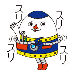 [LINEスタンプ] 太鼓持ちロボ