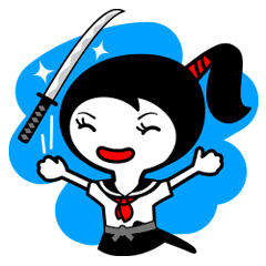 [LINEスタンプ] JK侍でござる