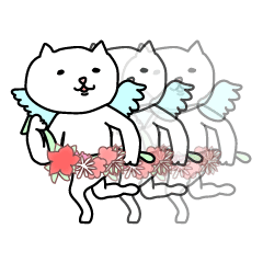 [LINEスタンプ] はねねこ