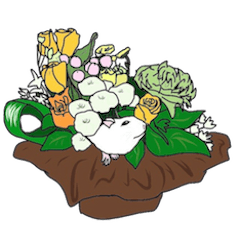 [LINEスタンプ] しろじろうくんの画像（メイン）