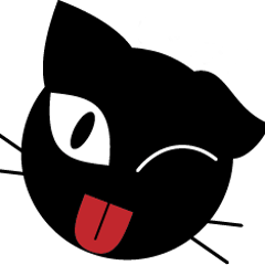 [LINEスタンプ] 黒猫の大吉の画像（メイン）
