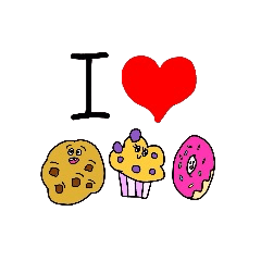 [LINEスタンプ] コーヒー＆スイーツ-おやつフレンズ-