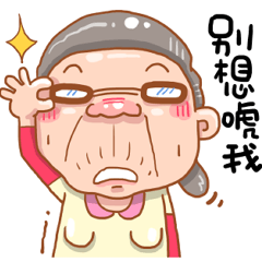 [LINEスタンプ] 台湾の祖母08の画像（メイン）