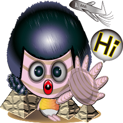 [LINEスタンプ] Tomb Ghost doll