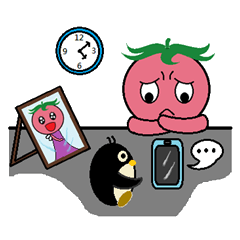 [LINEスタンプ] Fan Fan(Lovely tomato)