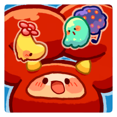 [LINEスタンプ] みみたれ＆じるじる＆めるの画像（メイン）